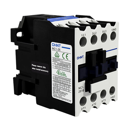 Contactor Chint 25A AC3 Bobina 220VAC - NC1-25