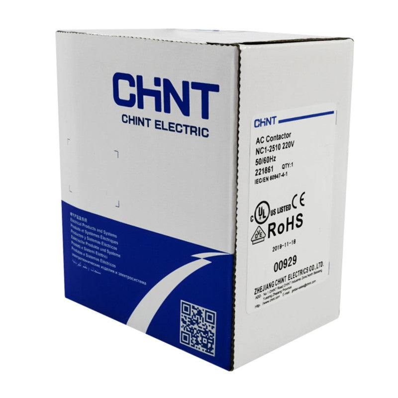 Contactor Chint 25A AC3 Bobina 220VAC - NC1-25