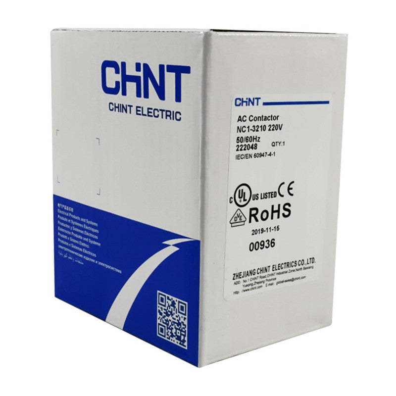 Contactor Chint 32A AC3 Bobina 220VAC - NC1-32