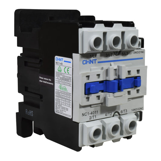 Contactor Chint 40A AC3 Bobina 110VAC - NC1-40