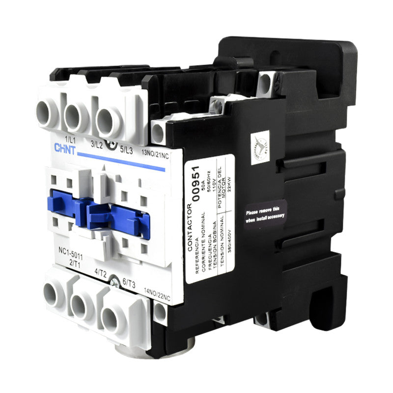 Contactor Chint 50A AC3 Bobina 110VAC - NC1-50