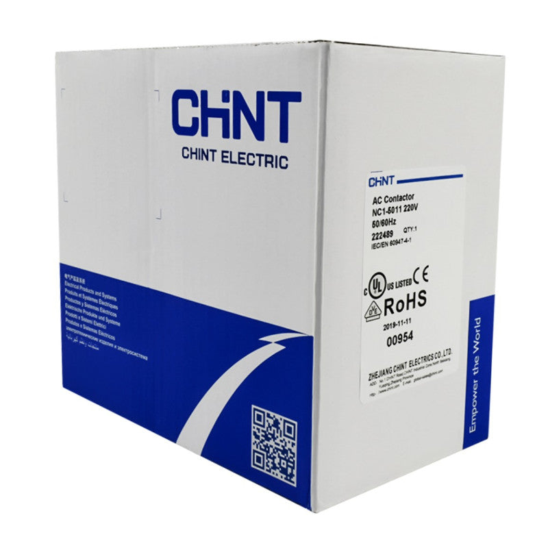 Contactor Chint 50A AC3 Bobina 220VAC - NC1-50