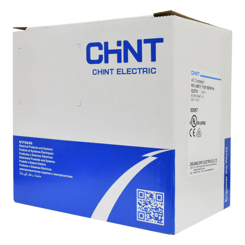 Contactor Chint 65A AC3 Bobina 110VAC - NC1-65