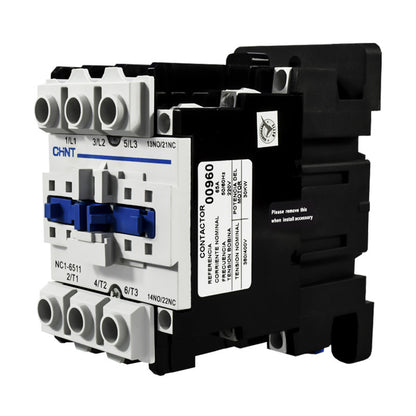 Contactor Chint 65A AC3 Bobina 220VAC - NC1-65