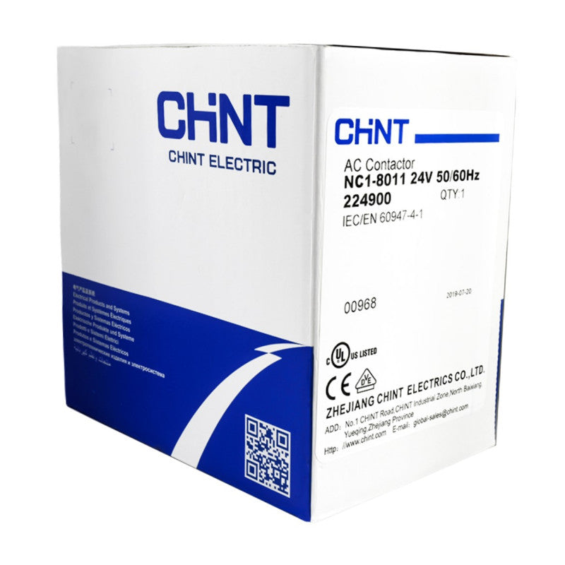 Contactor Chint 80A AC3 Bobina 24VAC - NC1-80