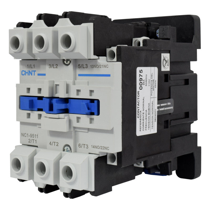 Contactor Chint 95A AC3 Bobina 110VAC - NC1-95
