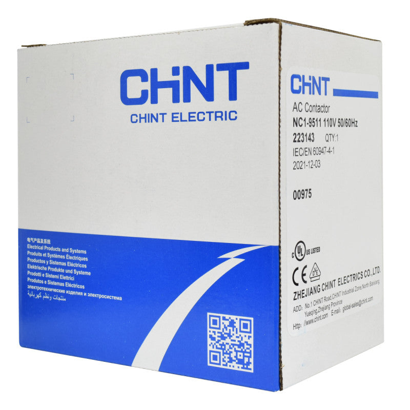 Contactor Chint 95A AC3 Bobina 110VAC - NC1-95