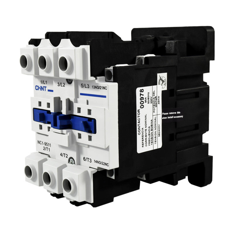 Contactor Chint 95A AC3 Bobina 220VAC - NC1-95