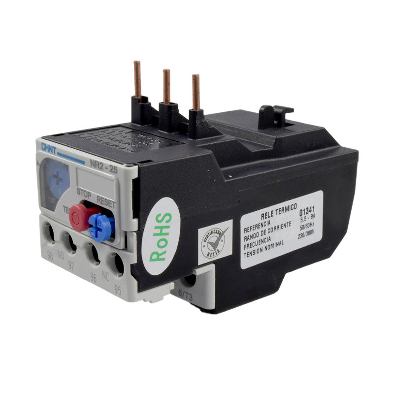 Relé De Sobrecarga Térmico Chint 5,5 - 8A / NR2-25