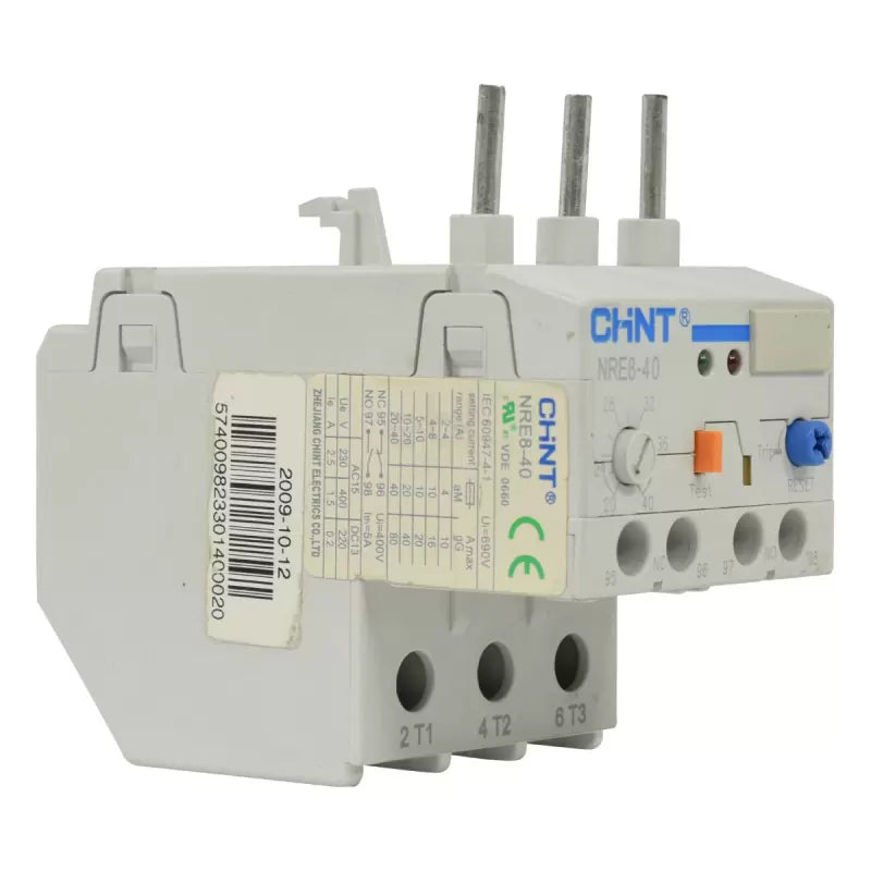 Relé De Sobrecarga Electrónico Chint 20 - 40A / NRE8-40