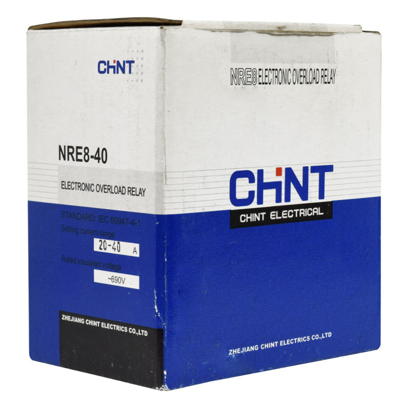 Relé De Sobrecarga Electrónico Chint 20 - 40A / NRE8-40