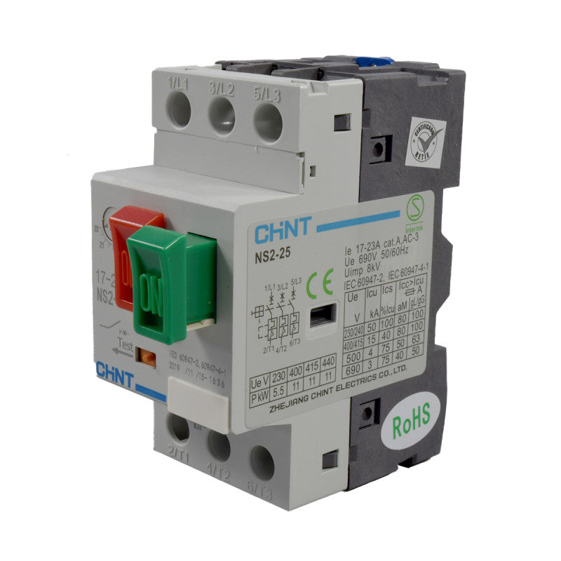 Guardamotor CHINT NS2-25 17 - 23 Amperios