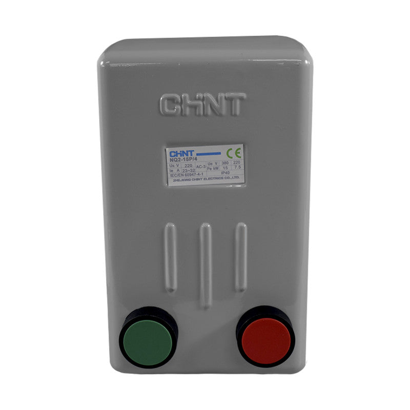 Arrancador Directo CHINT l 23 - 32Amp l 440VAC l Metálico l IP-40 l Mod. NQ2-15P/4