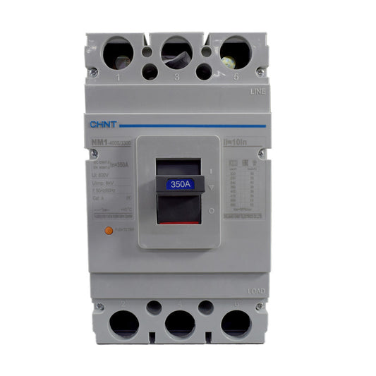 Breaker Totalizador Termomagnético l 3 Polos l 350A l 35KA / 50KA l NM1-400S l CHINT