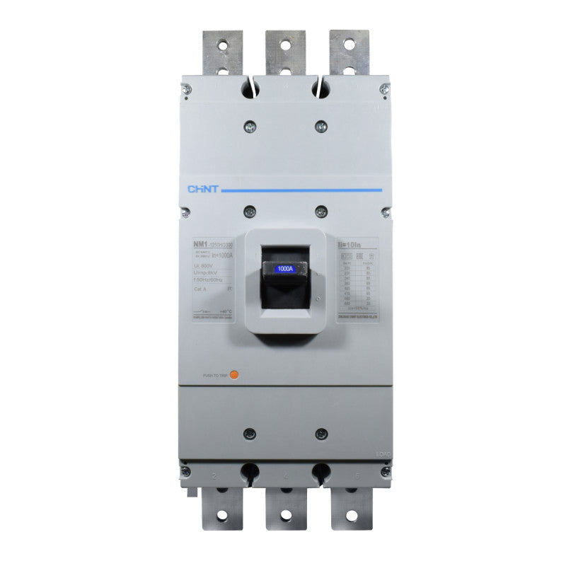 Breaker Totalizador Termomagnético l 3 Polos l 1000A l 65KA / 85KA l NM1-1250H l CHINT