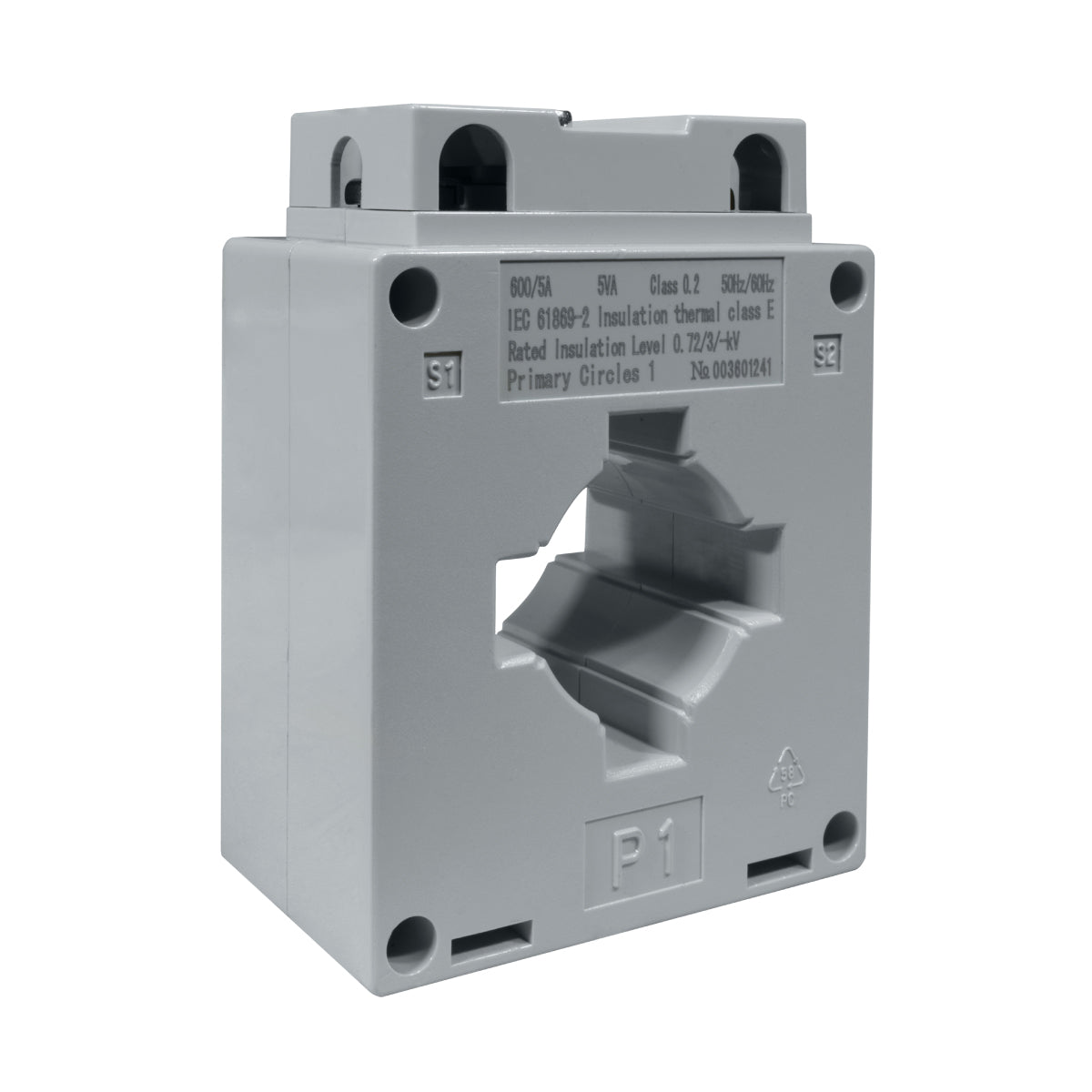 Transformador de Corriente l Ventana l 600/5A l CL0,2 l 5VA l BH-0.66 l CHINT