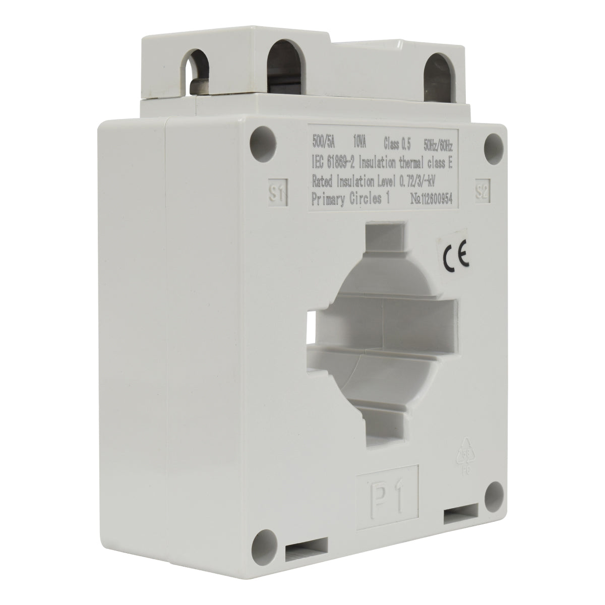 Transformador de Corriente l Ventana l 500/5A l CL0,5 l 10VA l BH-0.66 l CHINT