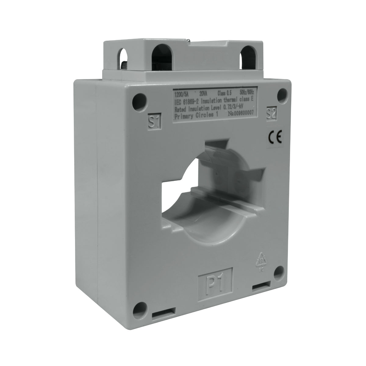 Transformador de Corriente l Ventana l 1200/5A l CL0,5 l 20VA l BH-0.66 l CHINT