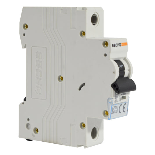Mini Breaker Termomagnético Riel l 1 Polos l 10A l  6KA l EPB-63M/1-C10 l EBCHQ