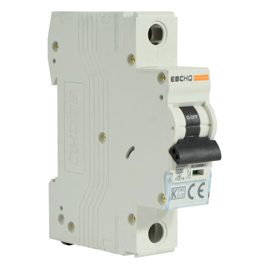 Mini Breaker Termomagnético Riel l 1 Polos l 20A l  6KA l EPB-63M/1-C20 l EBCHQ