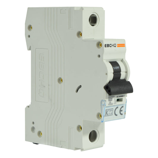 Mini Breaker Termomagnético Riel l 1 Polos l 50A l  6KA l EPB-63M/1-C50 l EBCHQ