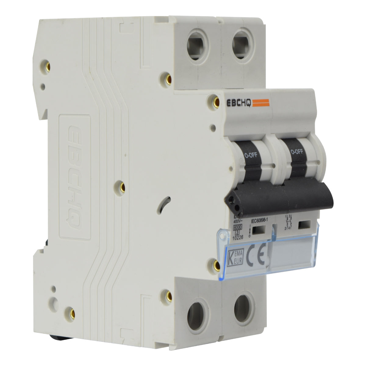 Mini Breaker Termomagnético Riel l 2 Polos l 1A l  6KA l EPB-63M/2-C1 l EBCHQ