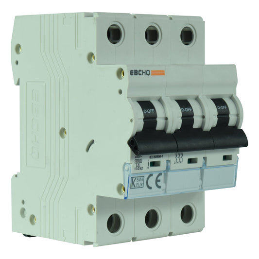 Mini Breaker Termomagnético Riel l 3 Polos l 1A l  6KA l EPB-63M/3-C1 l EBCHQ