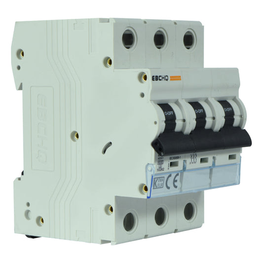 Mini Breaker Termomagnético Riel l 3 Polos l 10A l  6KA l EPB-63M/3-C10 l EBCHQ