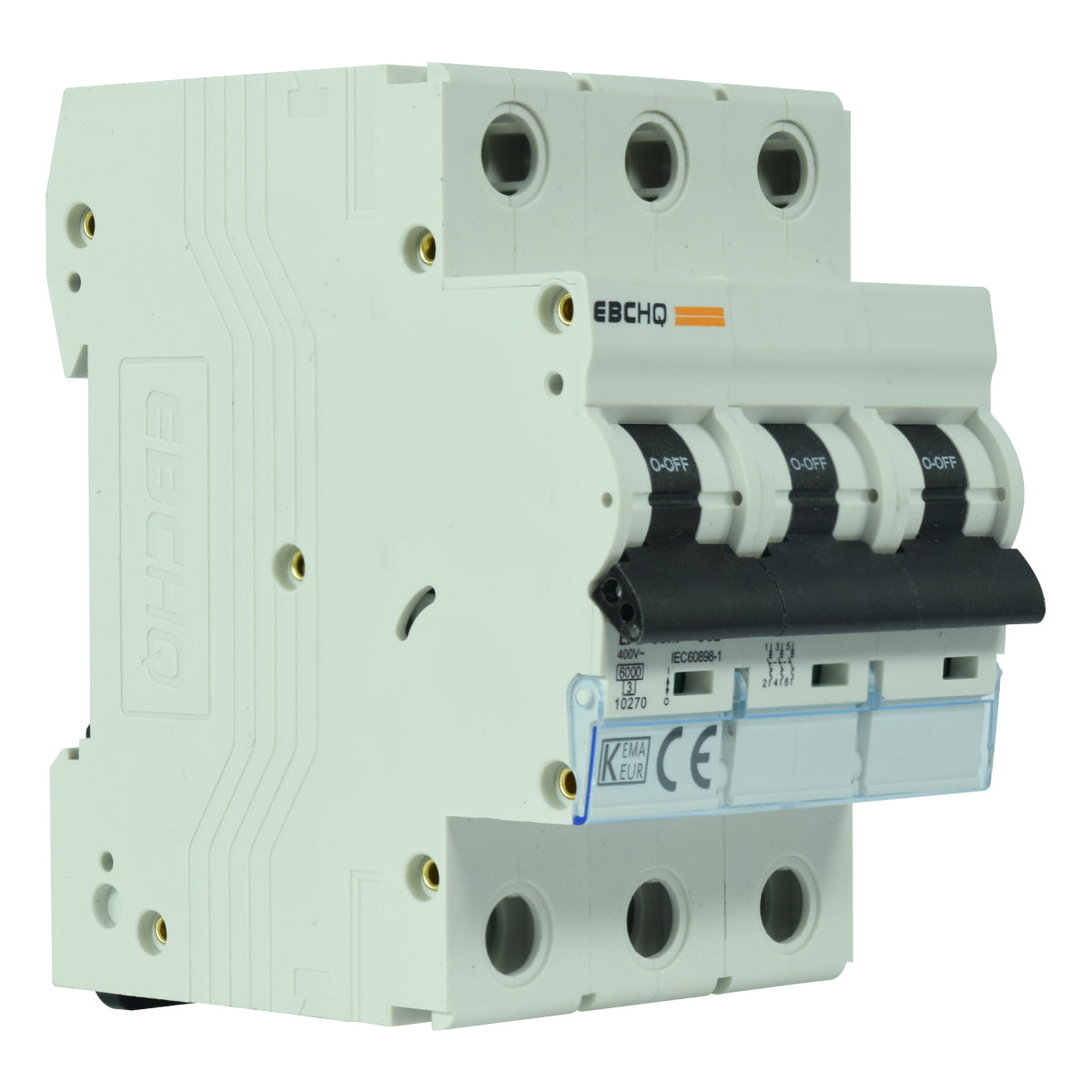 Mini Breaker Termomagnético Riel l 3 Polos l 32A l  6KA l EPB-63M/3-C32 l EBCHQ