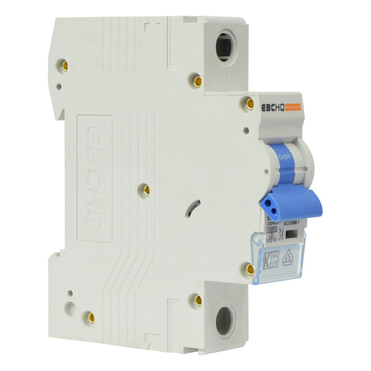 Mini Breaker Termomagnético Riel l 1 Polos l 10A l  10KA l EPB-63H/1-C10 l EBCHQ