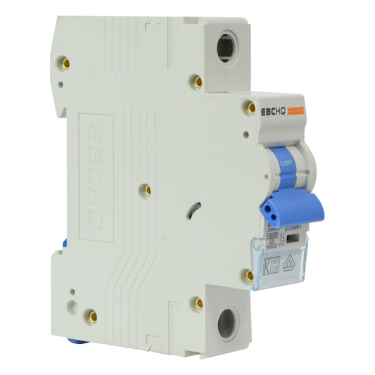 Mini Breaker Termomagnético Riel l 1 Polos l 50A l  10KA l EPB-63H/1-C50 l EBCHQ