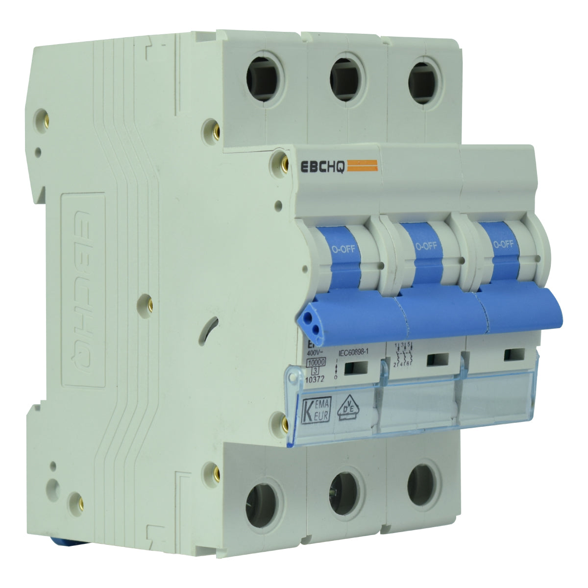 Mini Breaker Termomagnético Riel l 3 Polos l 40A l  10KA l EPB-63H/3-C40 l EBCHQ