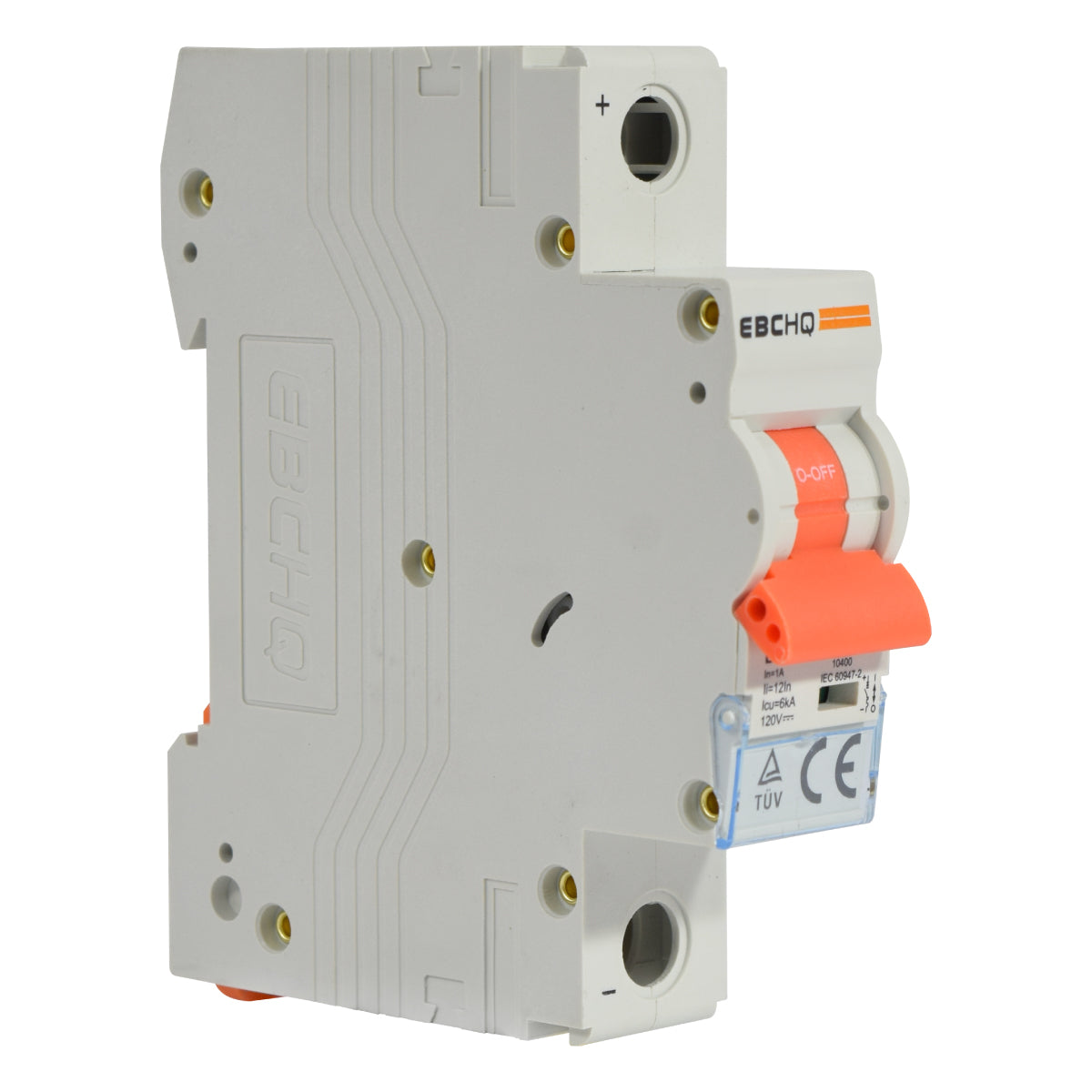Mini Breaker Termomagnético Riel Corriente Directa l 1 Polos l 1A l  6KA l EPB-63M/1-DC1 l EBCHQ