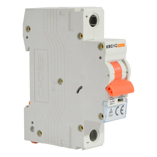 Mini Breaker Termomagnético Riel Corriente Directa l 1 Polos l 3A l  6KA l EPB-63M/1-DC3 l EBCHQ