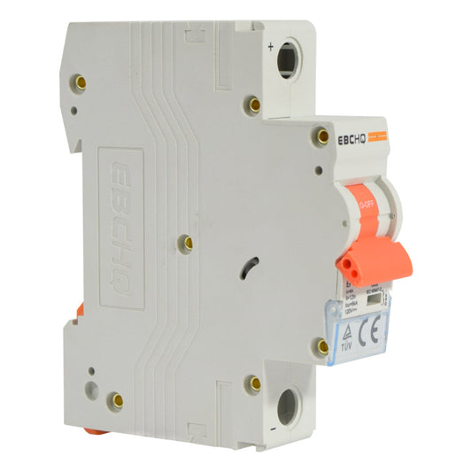 Mini Breaker Termomagnético Riel Corriente Directa l 1 Polos l 6A l  6KA l EPB-63M/1-DC6 l EBCHQ