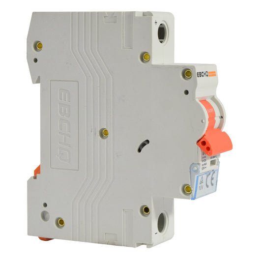 Mini Breaker Termomagnético Riel Corriente Directa l 1 Polos l 10A l  6KA l EPB-63M/1-DC10 l EBCHQ