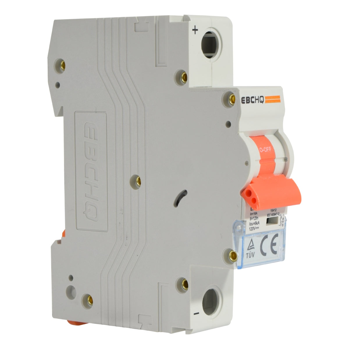 Mini Breaker Termomagnético Riel Corriente Directa l 1 Polos l 16A l  6KA l EPB-63M/1-DC16 l EBCHQ