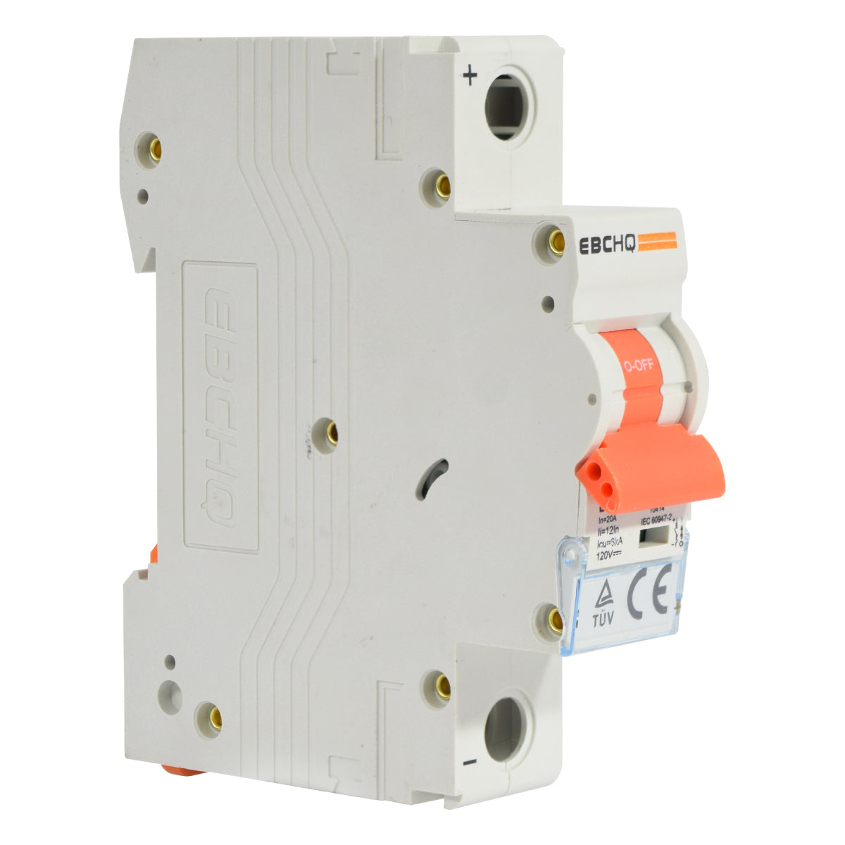 Mini Breaker Termomagnético Riel Corriente Directa l 1 Polos l 20A l  6KA l EPB-63M/1-DC20 l EBCHQ