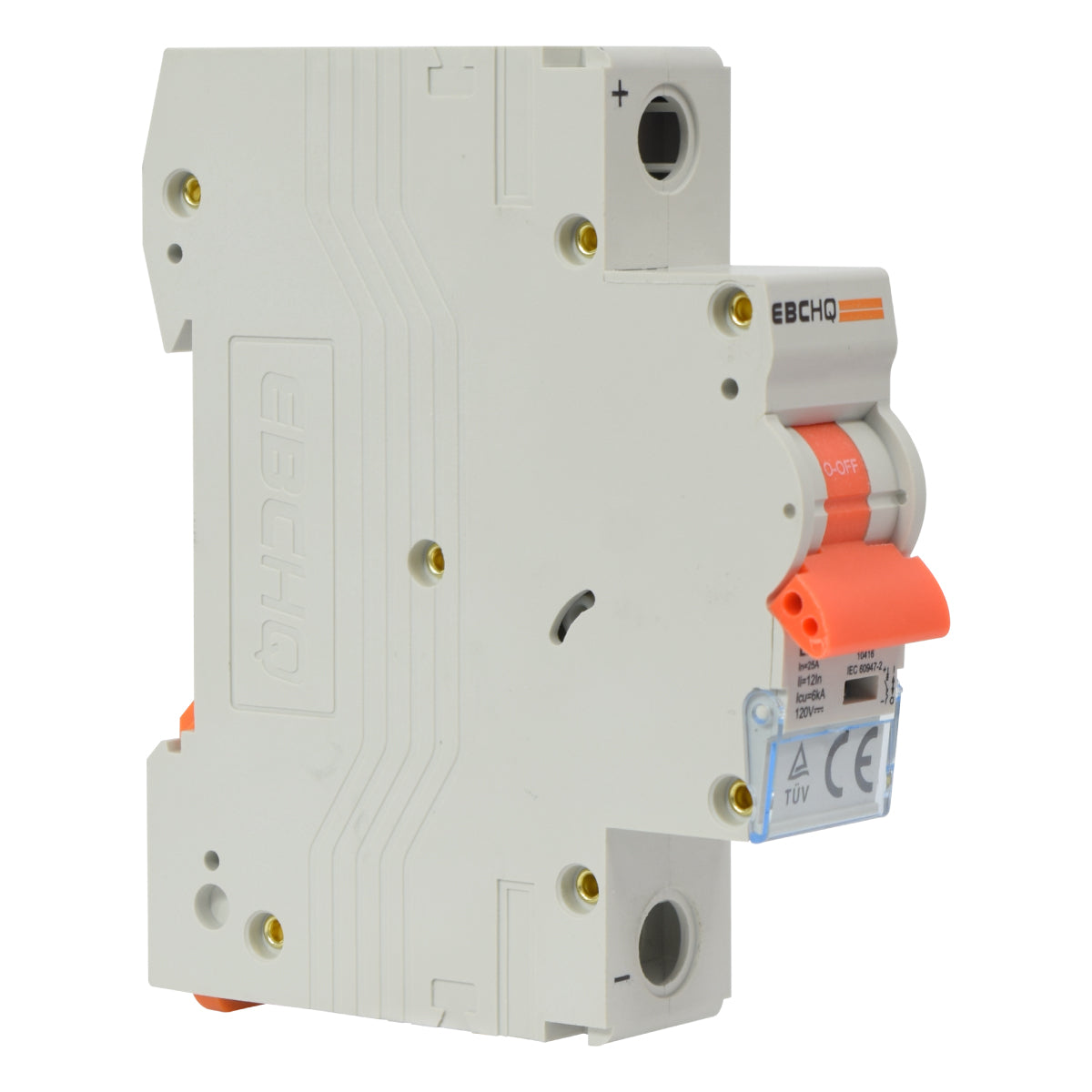 Mini Breaker Termomagnético Riel Corriente Directa l 1 Polos l 25A l  6KA l EPB-63M/1-DC25 l EBCHQ