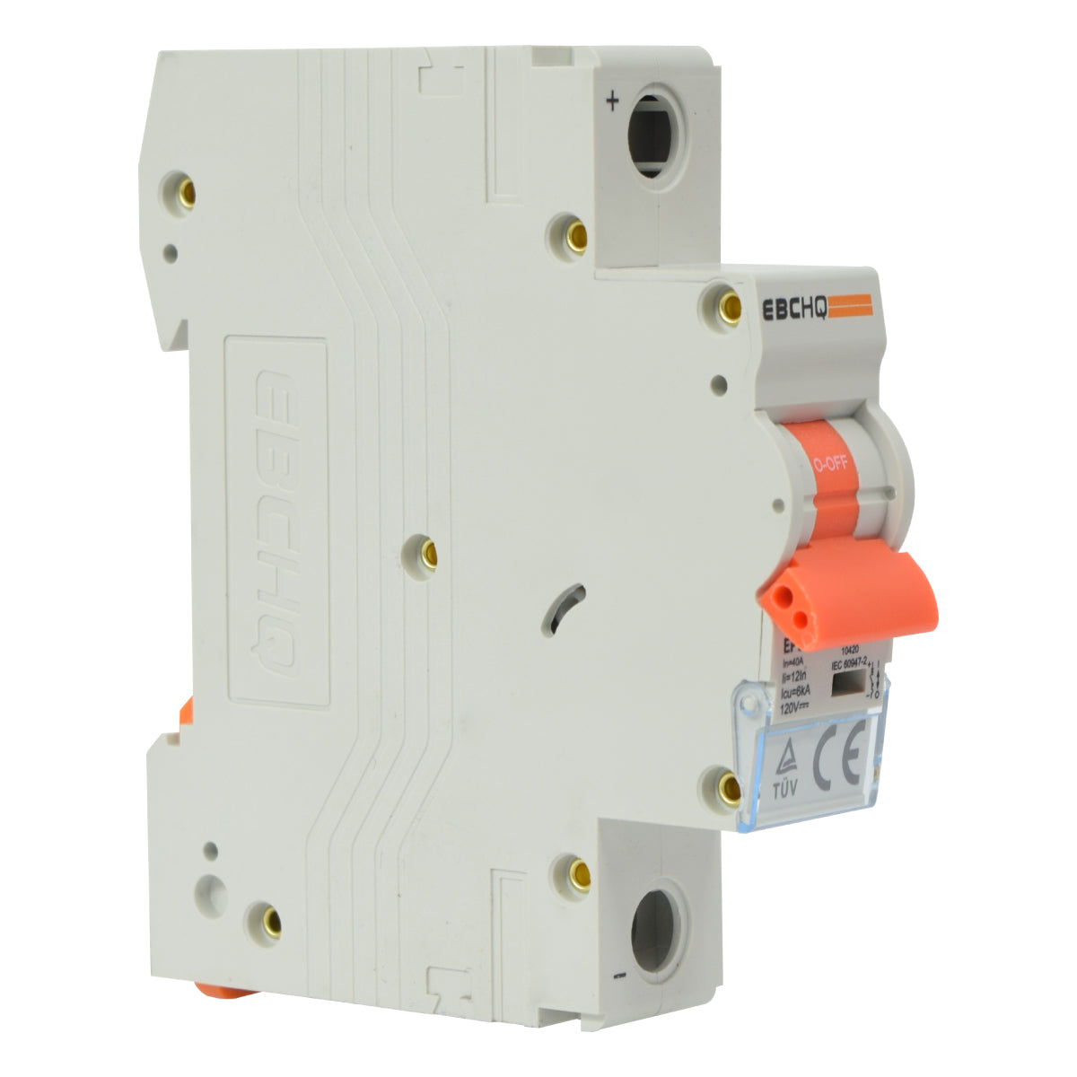 Mini Breaker Termomagnético Riel Corriente Directa l 1 Polos l 40A l  6KA l EPB-63M/1-DC40 l EBCHQ