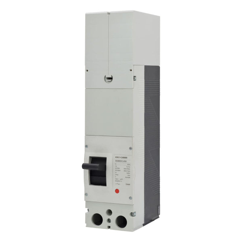 Interruptor de Caja Moldeada De Corriente Directa l Breaker Totalizador Termomagnético l 2 Polos l 250A l 20KA (1500VDC) l SGM6 DC-630 250A l EBCHQ