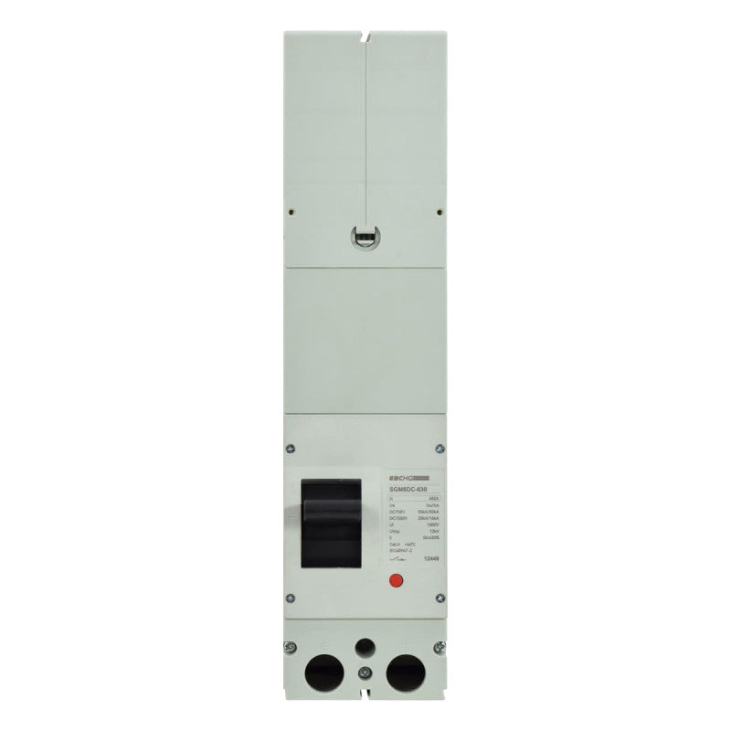 Interruptor de Caja Moldeada De Corriente Directa l Breaker Totalizador Termomagnético l 2 Polos l 450A l 20KA (1500VDC) l SGM6 DC-630 450A l EBCHQ