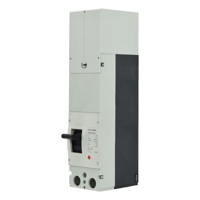 Interruptor de Caja Moldeada De Corriente Directa l Breaker Totalizador Termomagnético l 2 Polos l 450A l 20KA (1500VDC) l SGM6 DC-630 450A l EBCHQ
