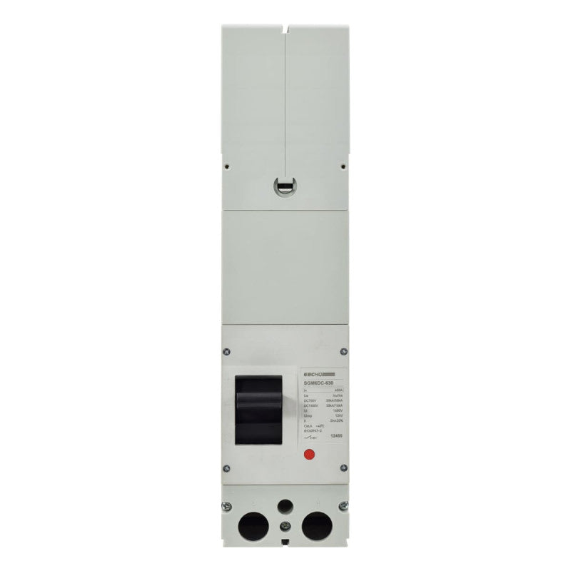 Interruptor de Caja Moldeada De Corriente Directa l Breaker Totalizador Termomagnético l 2 Polos l 630A l 20KA (1500VDC) l SGM6 DC-630 630A l EBCHQ