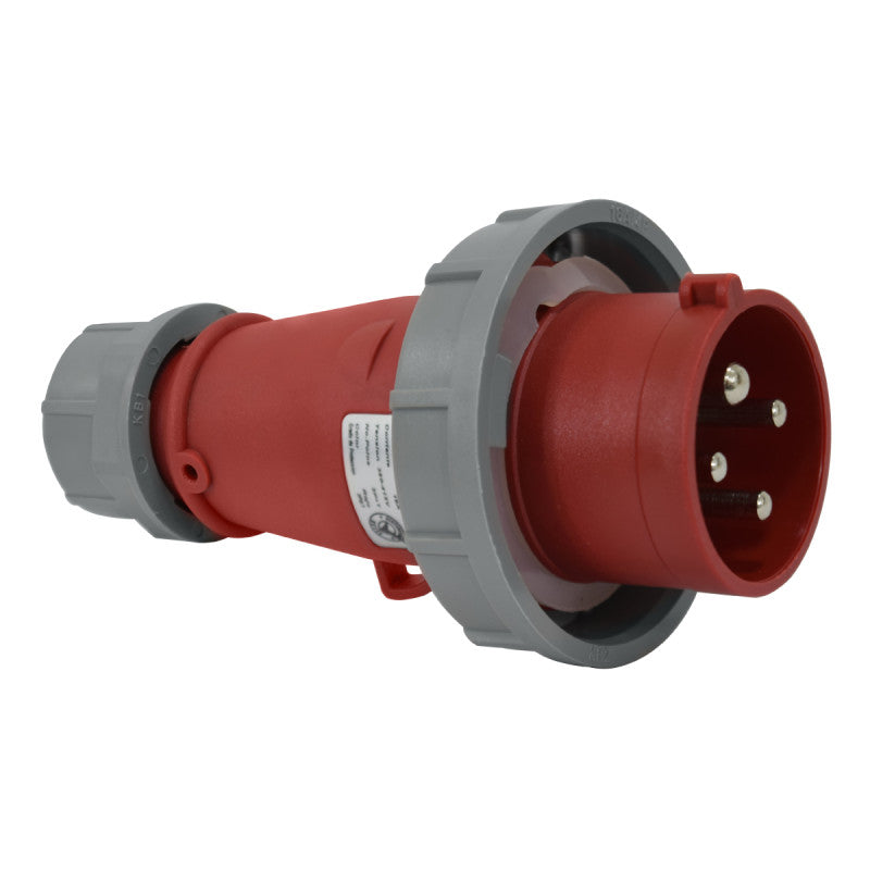 Clavija 16A 3P + T 6H IP67 415V Rojo KBN EBCHQ