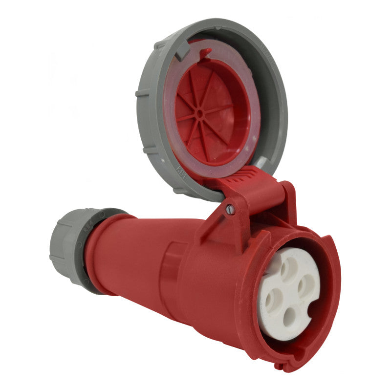 Toma Aérea 16A 3P + T 6H IP67 415V Rojo KBN EBCHQ