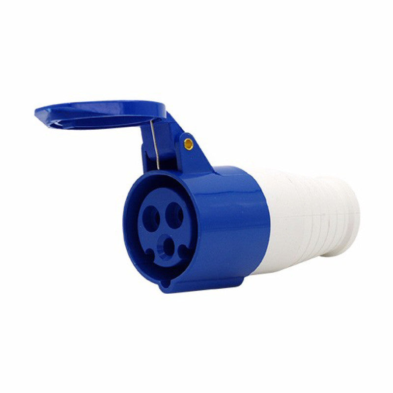 Toma Aérea 32A 2P + T 6H IP44 250V Azul KB EBCHQ