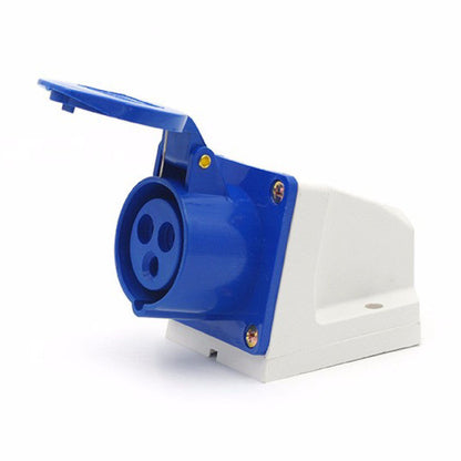 Toma Sobreponer 32A 2P + T 6H IP44 250V Azul KB EBCHQ