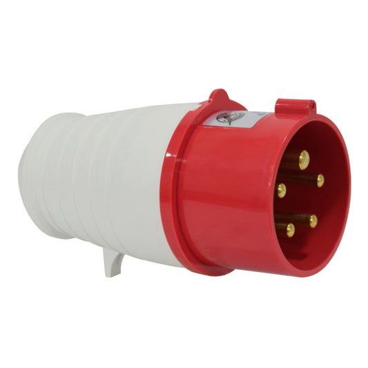 Clavija 16A 3P+N+T 6H IP44 415V Rojo KB EBCHQ