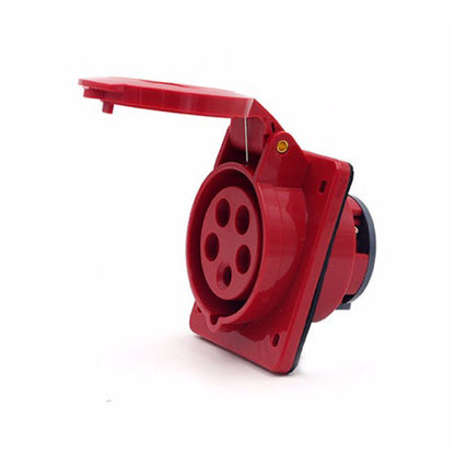 Toma Incrustar 32A 3P+N+T 6H IP44 415V Rojo KB EBCHQ
